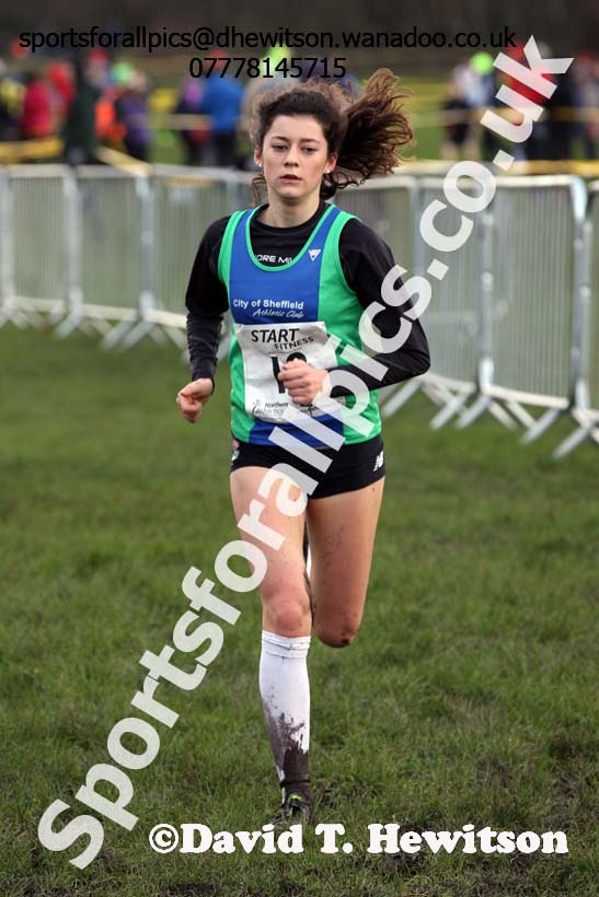 Womens under-17 Northern Cross Country Champs., Witton Park, Blackburn. Photo: David T. Hewitson/Sports for All Pics